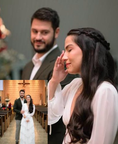 Casamento do jornalista Pedro Melo da Vanguarda com a esposa Aline