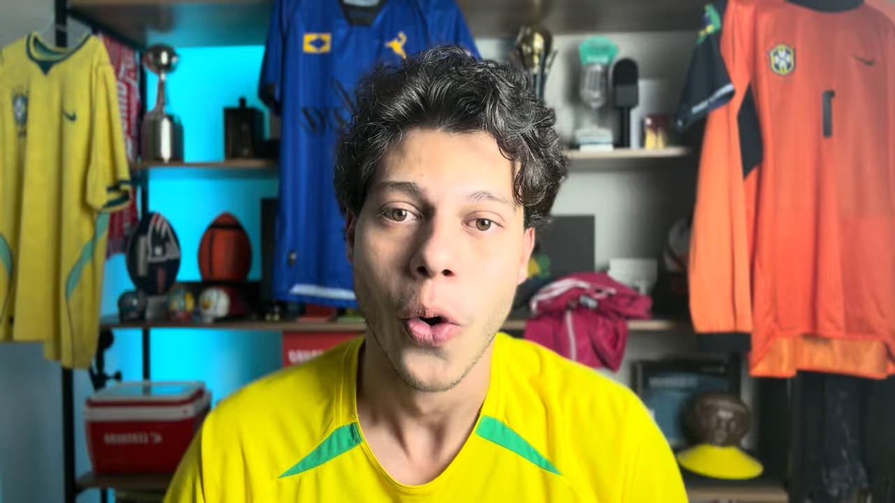 Jornalista esportivo João Pedro Sgarbi com