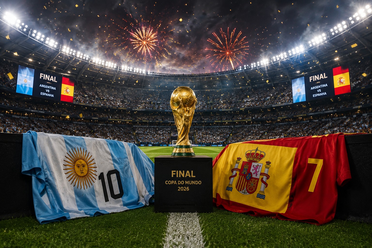 Argentina e Espanha apostas esportivas final da Copa do Mundo 2026
