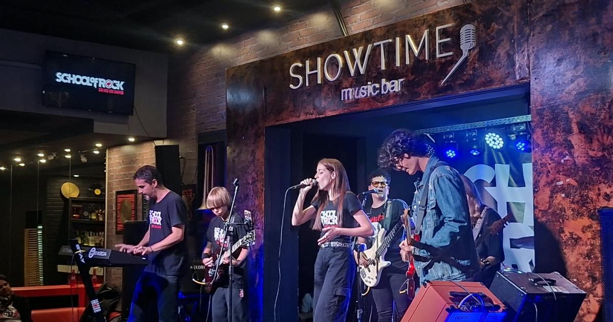 Show da School of Rock no ShowTime Music Bar